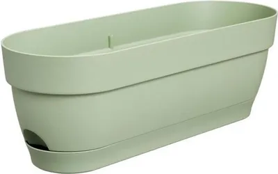 Produktbild von elho® Vibia campana Balkonkasten Pistaziengrün 50 cm - Kunststoff