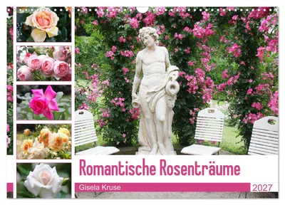 Produktbild von Romantische Rosenträume (Wandkalender 2027 DIN A3 quer), CALVENDO Monatskalender