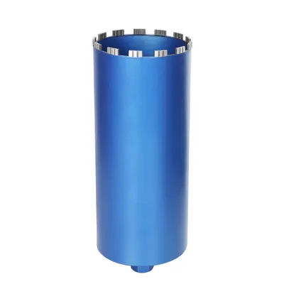Produktbild von Turbo Diamantbohrkrone Kernbohrer für Kernbohrgerät, 1 1/4", Ø142 mm, 460 mm, Dosenbohrer Diamant Bohrkrone Nassbohrkrone Trockenbohrkrone für Beton