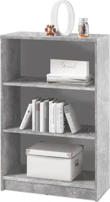 Produktbild von Regal >Olli< in Beton - 72x111x34cm (BxHxT)