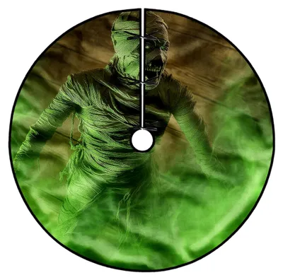 Produktbild von Mumien-Baumrock in Grün für Halloween-Dekoration
