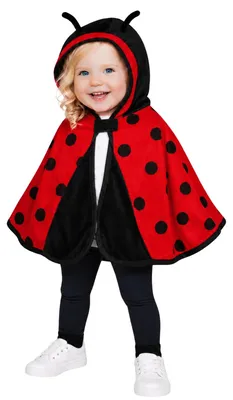 Produktbild von Kostüm Umhang, Klein-Kinder Fasching - Model: Marienkäfer An38 - Größe: 74-98