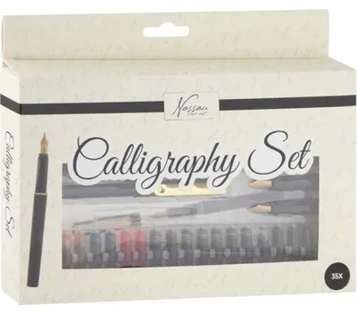 Immagine prodotto di Set completo per calligrafia Nassau - 35 pezzi.