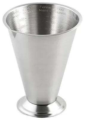Imagen del producto de Vaso medidor cónico de 600 ml de acero inoxidable