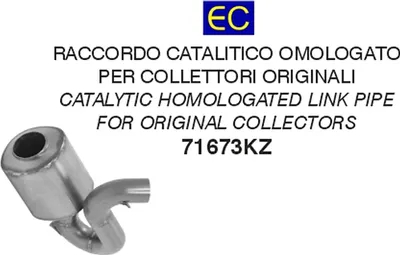 Immagine prodotto di Raccordo catalitico ARROW collettore originale per Ducati