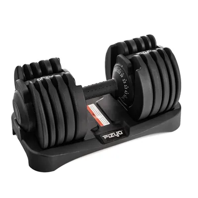 Zdjęcie produktu dla Hantel Regulowany z Podstawką FIZYO System Szybkiej Regulacji 2,5-24 kg