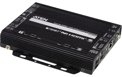 Imagen del producto de Transmisor receptor ATEN VE1843A, 4K HDMI, USB, HDBaseT 3.0, con alimentación a través de Ethernet (PoH)