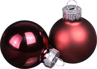 Produktbild von Mini Weihnachtskugeln Glas Berry Ø3cm 22 St Christbaumschmuck, 22 Stück