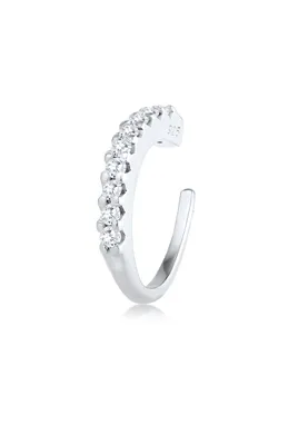 Produktbild von Elli Ohrringe Single Earcuff Zirkona Kristalle Trend 925 Silber Silber