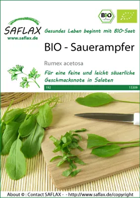 Productafbeelding van SAFLAX - - Zure Weegbree - 400 zaden - Rumex acetosa