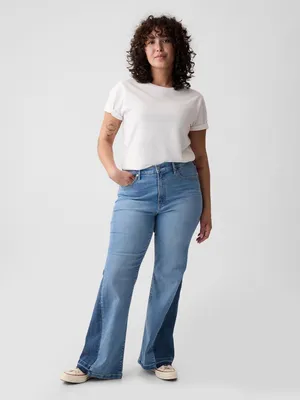 Obrázek produktu pro Džíny GAP ve stylu 70. let s vysokým pasem a nášivkami, velikost 26REG