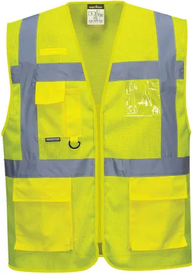Produktbild von Portwest C376 ATHEN MESH AIR EXEKUTIV WESTE Yellow Gr. M