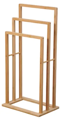 Image de KESPER Porte-serviettes à trois niveaux 40 x 82 x 27 cm, bambou KESPER 19432
