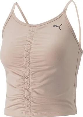 Produktbild von PUMA Studio Foundation Ruched Tank Top Damen rose quartz heather S