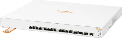 Produktbild von HPE Aruba Networking Networking Instant On Switch 12p 10GBT 4p SFP+ 1960, Managed, L2+, 10G Ethernet (100/1000/10000), Vollduplex, Rack-Einbau, 1U