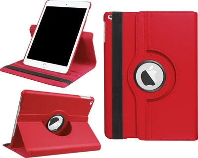 Immagine prodotto di Cover protettiva per Apple iPad 2017 da 9,7" rotante stand-up cover custodia bookstyle (rosso)