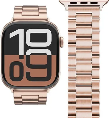 Image de Bracelet Link 2 - Bracelet pour Apple Watch, 44 | 45 | 46 | 49 mm Taille unique, or rose