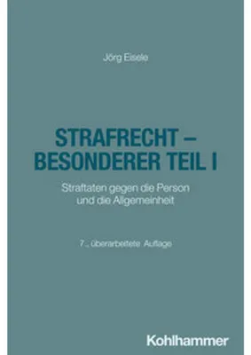 Obrázok produktu pre Strafrecht - Besonderer Teil I