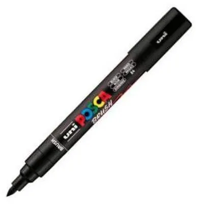Productafbeelding van Marker, penseeltype, POSCA PC-5BR, rood (6 stuks)