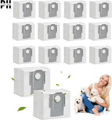 Productafbeelding van PolkaHome 12 Stofzuigerzakken voor Roborock S8+/S8 Pro Ultra/S7 MaxV Ultra/S7 Pro Ultra/Q7+/Q7 Max+/Q8 Max+/ Q5 Pro+ stofzuiger