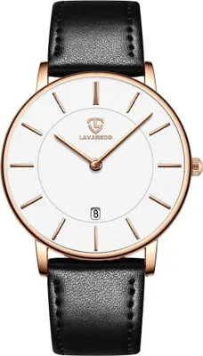 Produktbild von BEN NEVIS Uhren,Herren Uhr Flache Analog Quarz Datumsanzeiger Klassisch Mode Wasserdicht Armbanduhr mit Leder Armband