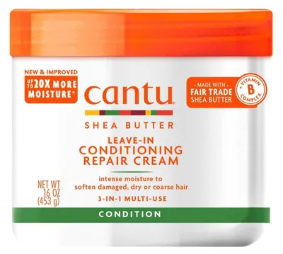 Immagine prodotto di Cantu | Crema per capelli - 453 g - Idratante - Balsamo leave-in Cantu - Ripara i capelli danneggiati