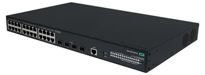 Image de HPE Networking Comware 2050, commutateur 24 ports, 10/100/1000Base-T (PoE+), 4 ports SFP 1G/2.5G, alimentation 420W, géré