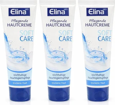 Produktbild von 3x 75 ml Creme Elina Hautcreme Soft in Tube