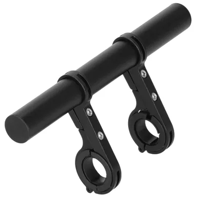Productafbeelding van Fietshouder - Stuurverlenging - 20,2 cm - Aluminium - Zwart - Voor GPS en telefoon