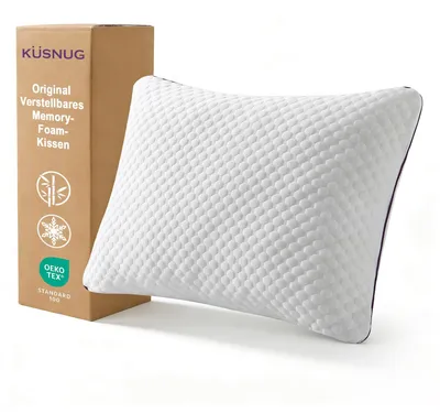 Image de Ensemble de 2 coussins ergonomiques en mousse viscoélastique