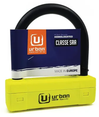 Produktbild von Urban Security Ur120125 Sra 120 Mm Bügelschloss Gelb 125 mm Gelb 125 mm
