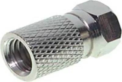 Produktbild von F-Stecker 7,5---mit großer Mutter