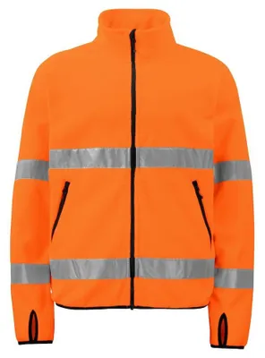 Productafbeelding van Projob - "6327" Fleecejas voor heren/dames, uniseks, signaleringskleding, polyester, ET975 (maat L) (oranje)