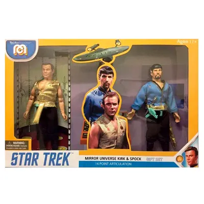 Produktbild von Star Trek Mirror Universe Spock & Kirk Actionfiguren Doppelpack 20 cm