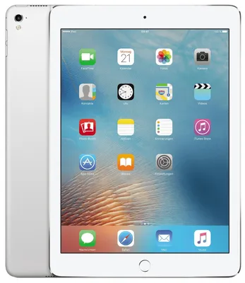 Produktbild von Apple iPad Pro, 24,6 cm (9.7 Zoll), 2048 x 1536 Pixel, 128 GB, 3G, iOS, Silber