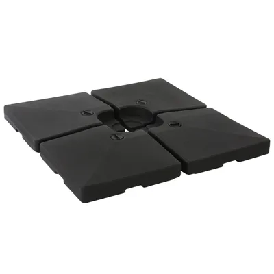 Produktbild von Sonnenschirmständer HWC-F79, Ampelschirmständer Marktschirmständer für Bodenkreuz, befüllbar 124kg
