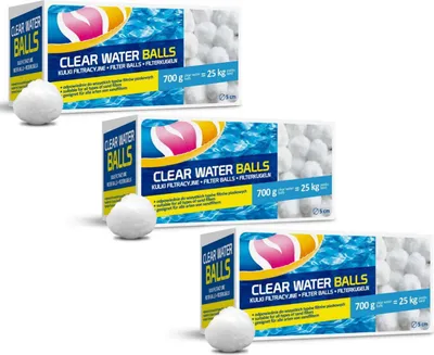 Produktbild von Filterbälle Pool ersetzen 25 kg Filtersand Filterballs Sandfilter 2100g