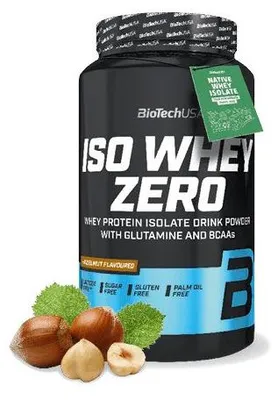 Immagine prodotto di Biotech USA Iso Whey Zero 908 g al gusto di nocciola