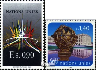 Produktbild von Briefmarken UNO - Genf 1987 Mi 152-153 (kompl.Ausg.) postfrisch Freimarken