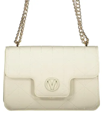 Produktbild von Elegante Damenhandtasche Weiß mit Kettengriffen & Druckknopfverschluss