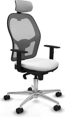 Produktbild von Bürostuhl mit Kopfstütze Piqueras y Crespo 1D086N2 Weiß