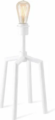 Produktbild von Tischleuchte, Weiß, ohne Schirm, Schalter, Fuß, H 39 cm
