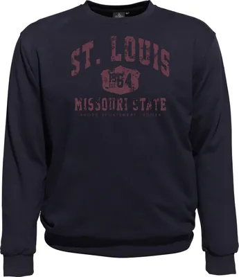 Produktbild von Übergrößen Sweatshirt AHORN SPORTSWEAR St. Louis weinrot Navy 9XL