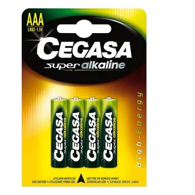 Produktbild von LR03 Alkali-Mangan-Batterie Cegasa AAA 1,5V (4 uds)