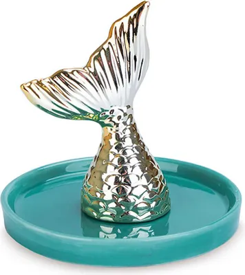 Produktbild von Balvi Gold Nayade Porzellan Ringhalter Golden  Golden One Size