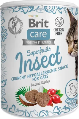 Image de Brit Care Cat Snack Superfruits - Insectes 100g