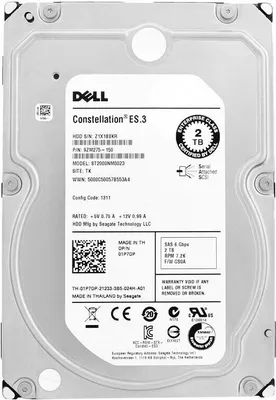 Produktbild von Festplatte Dell 2TB ST2000NM0023 128MB Cache 7200Rpm SAS II 3.5'' 01P7DP