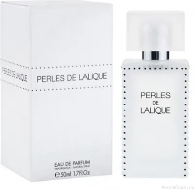 A white perfume box and bottle are displayed against a white background.