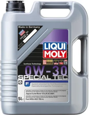 A plastic container of motor oil.