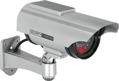 Produktbild von Überwachungskamera Attrappe CCTV mit Solarpanel Sicherheitstechnik Kameraattrappe